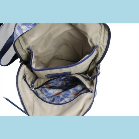 Tumi Voyageur Halle Backpack Moroccan Mosaic Tile Blue - Picture 7 of 13